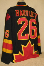 Thunder Bay Flyers Bradley Bartlett 99-00 Black #26 This one was worn during the final season for the Flyers. This one is made by CCM, no size tag. 