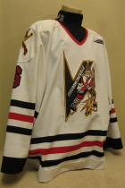 This is a 2000-2001 Drummy worn by Jerome Briere. It has great wear, is a size 54. These are very cool jerseys!!! 