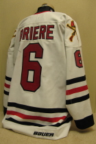 This is a 2000-2001 Drummy worn by Jerome Briere. It has great wear, is a size 54. These are very cool jerseys!!! 