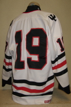 Waterloo BlackHawks White #19. Still doing my homework on this one. Any information you can provide would be great!!!