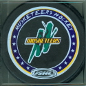 2007-08 Season souvenir puck available through the team store. One of two styles.