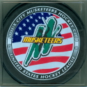 2007-08 Season souvenir puck available through the team store. Second of two styles.